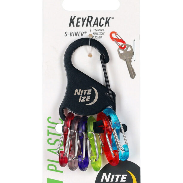 Original Carabina chei Nite Ize KeyRack S-Biner  - black