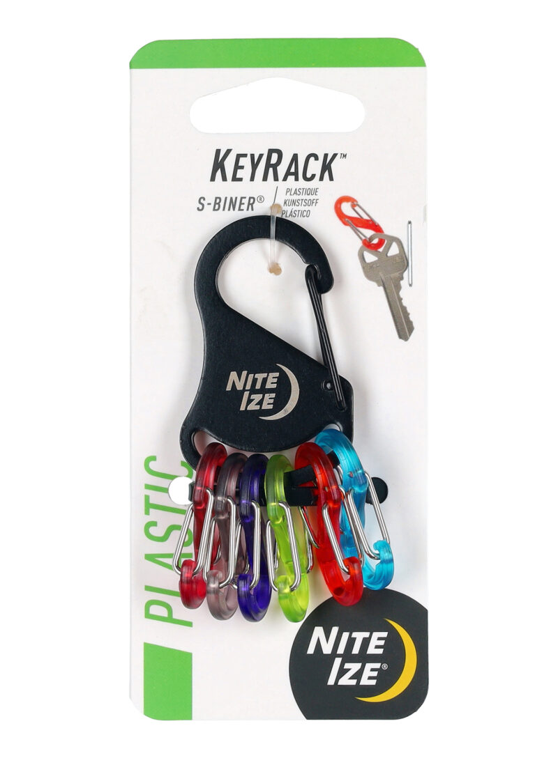 Original Carabina chei Nite Ize KeyRack S-Biner  - black