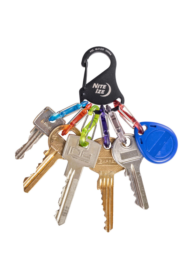 Carabina chei Nite Ize KeyRack S-Biner  - black