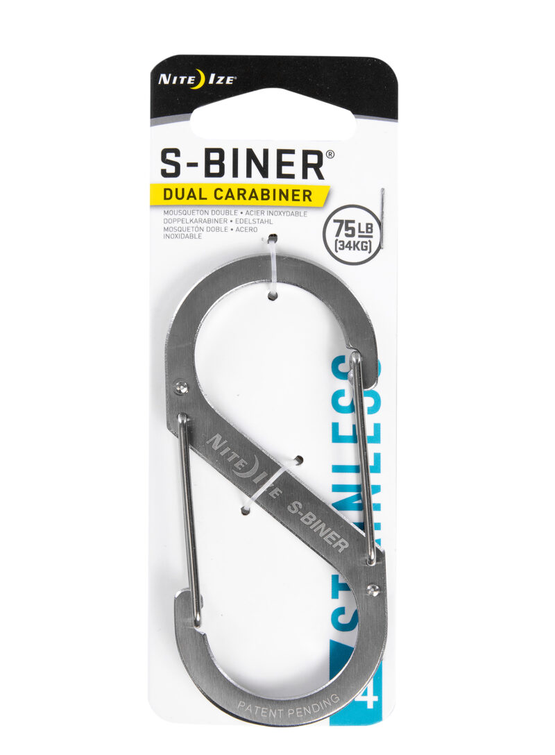 Carabina chei Nite Ize S-Biner 4 Dual Steel