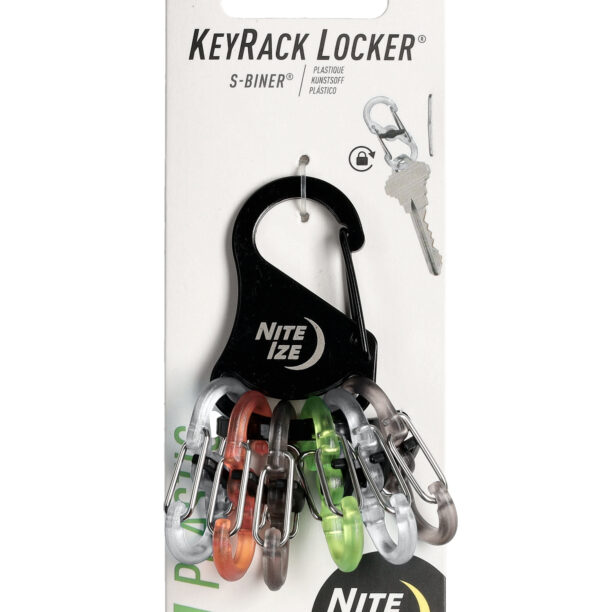 Carabina chei Nite Ize S-Biner KeyRack Locker Plastic - assorted preţ