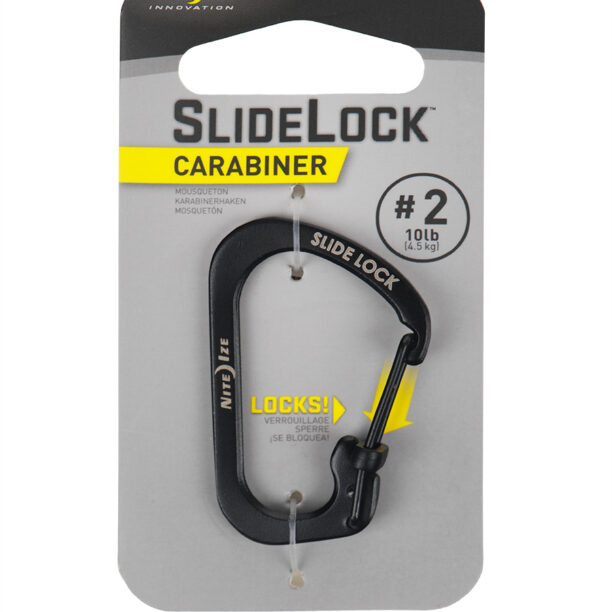 Carabina chei Nite Ize SlideLock Carabiner 2 - black