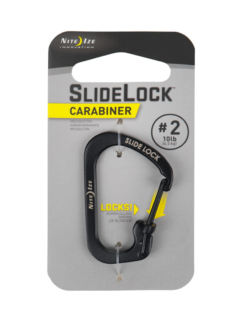 Carabina chei Nite Ize SlideLock Carabiner 2 - black