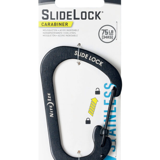 Preţ Carabina chei Nite Ize SlideLock Carabiner 4 - black