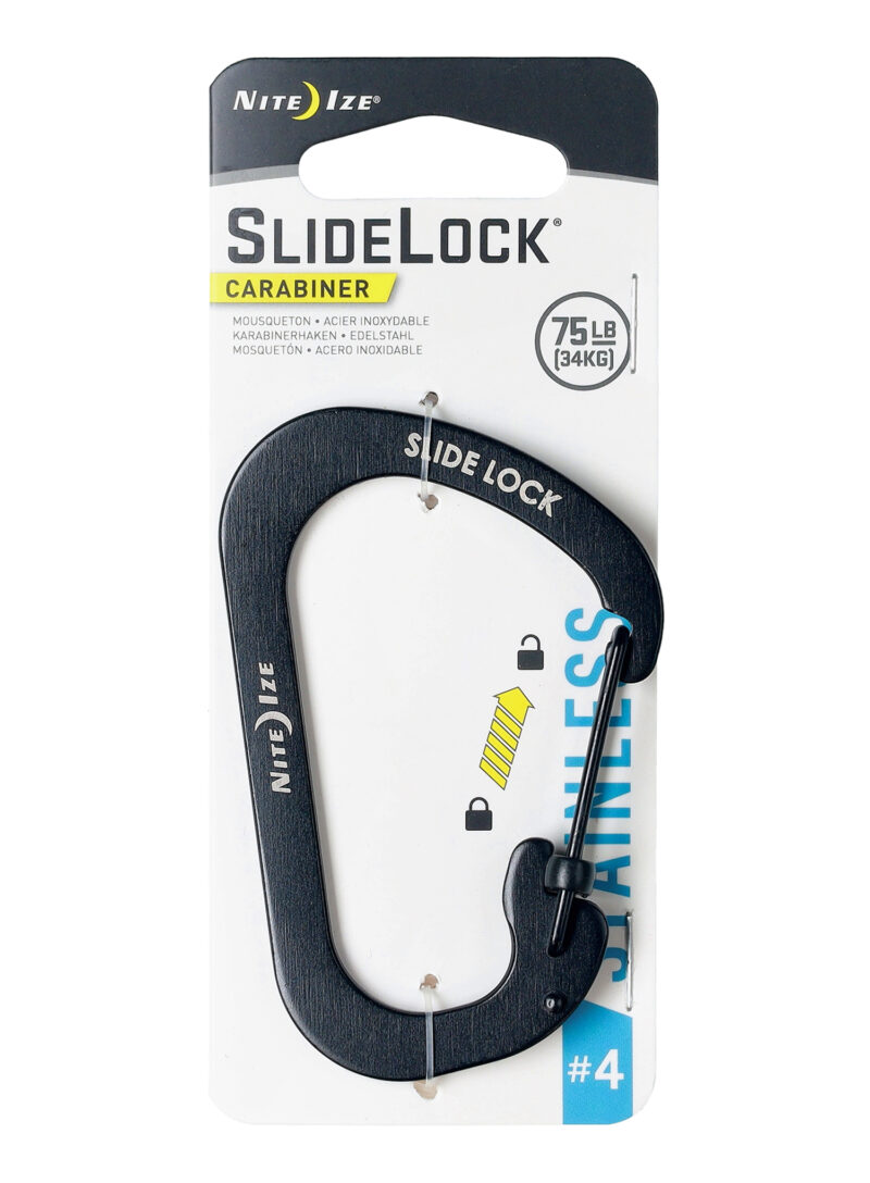 Preţ Carabina chei Nite Ize SlideLock Carabiner 4 - black