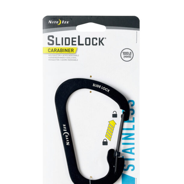 Preţ Carabina chei Nite Ize SlideLock Carabiner 6 - black