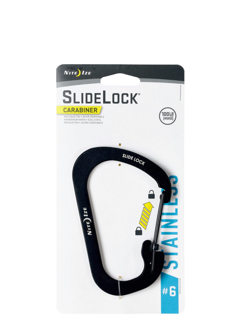 Preţ Carabina chei Nite Ize SlideLock Carabiner 6 - black