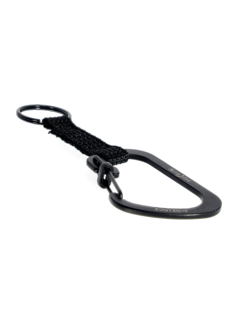 Carabina chei Nite Ize SlideLock Key Ring 3  - black preţ