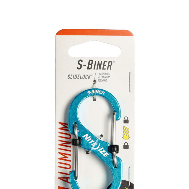 Carabinier hardware Nite Ize S-Biner SlideLock Aluminum 3 - blue preţ