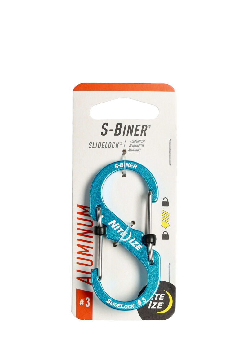 Carabinier hardware Nite Ize S-Biner SlideLock Aluminum 3 - blue preţ