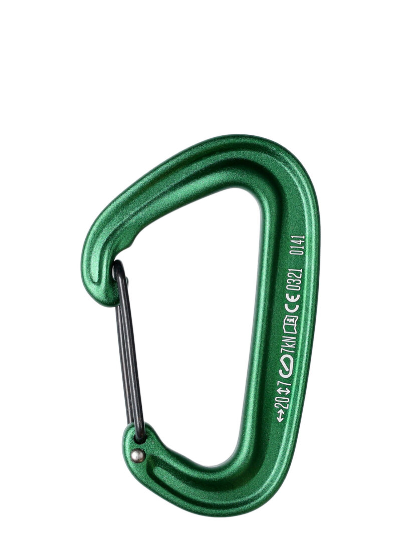 Carabiniera escalada Black Diamond MiniWire - green