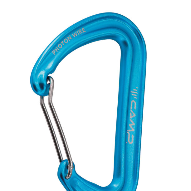 Carabiniera escalada Camp Photon Wire - light blue