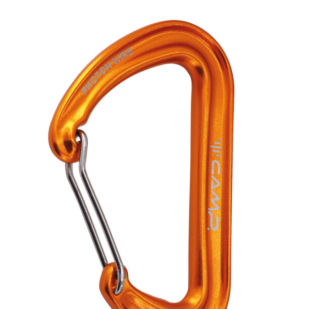 Carabiniera escalada Camp Photon Wire - orange