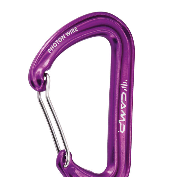 Carabiniera escalada Camp Photon Wire - purple