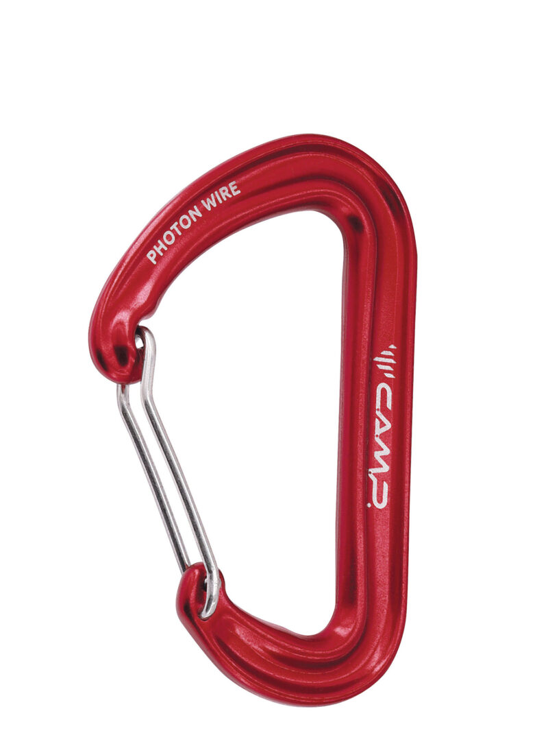 Carabiniera escalada Camp Photon Wire - red