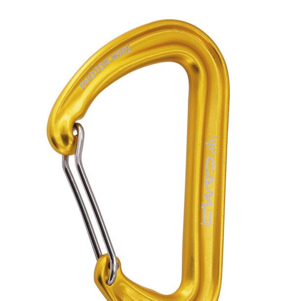 Carabiniera escalada Camp Photon Wire - yellow