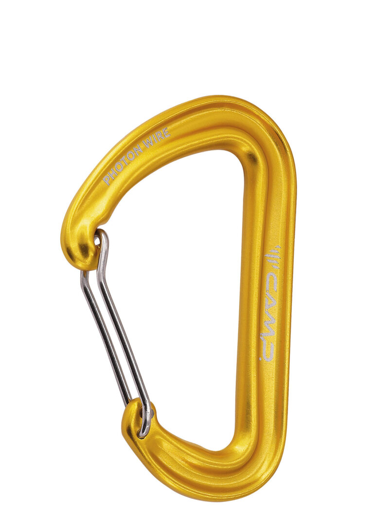 Carabiniera escalada Camp Photon Wire - yellow