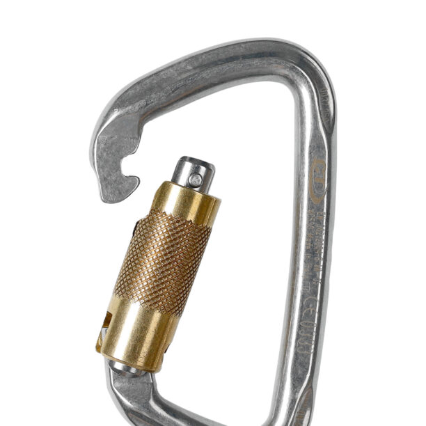 Carabiniera escalada Climbing Technology D-Shape Stainless Steel TG - steel preţ