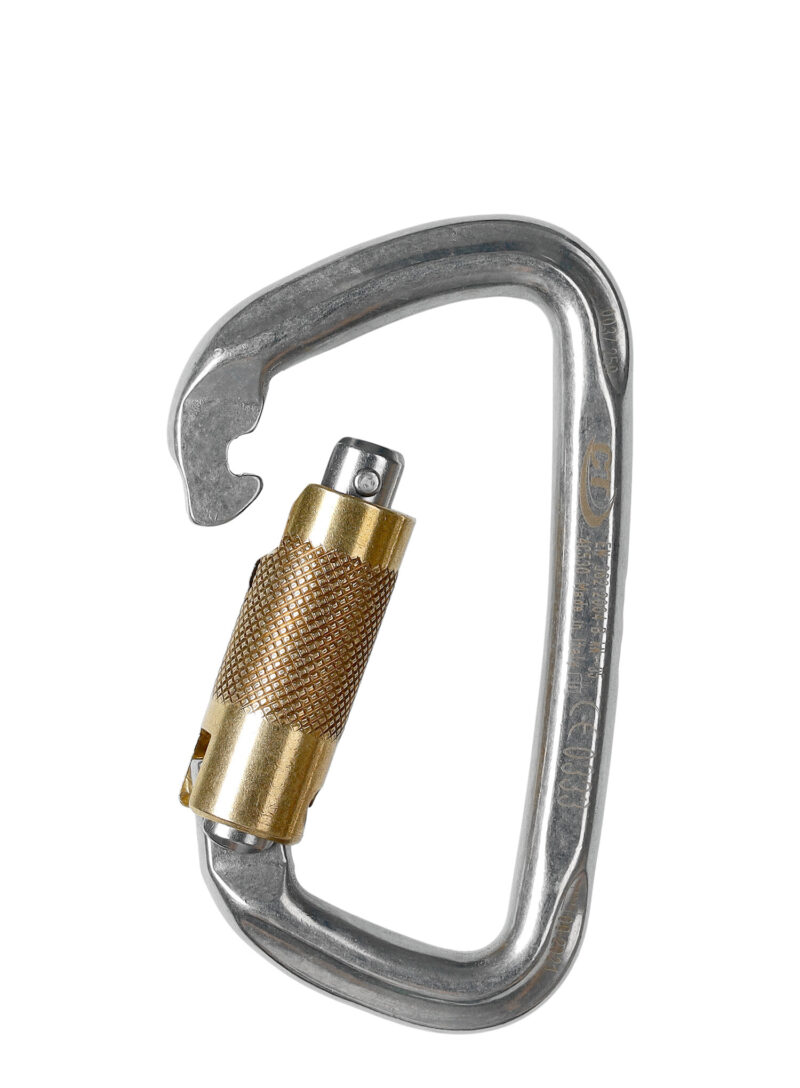 Carabiniera escalada Climbing Technology D-Shape Stainless Steel TG - steel preţ