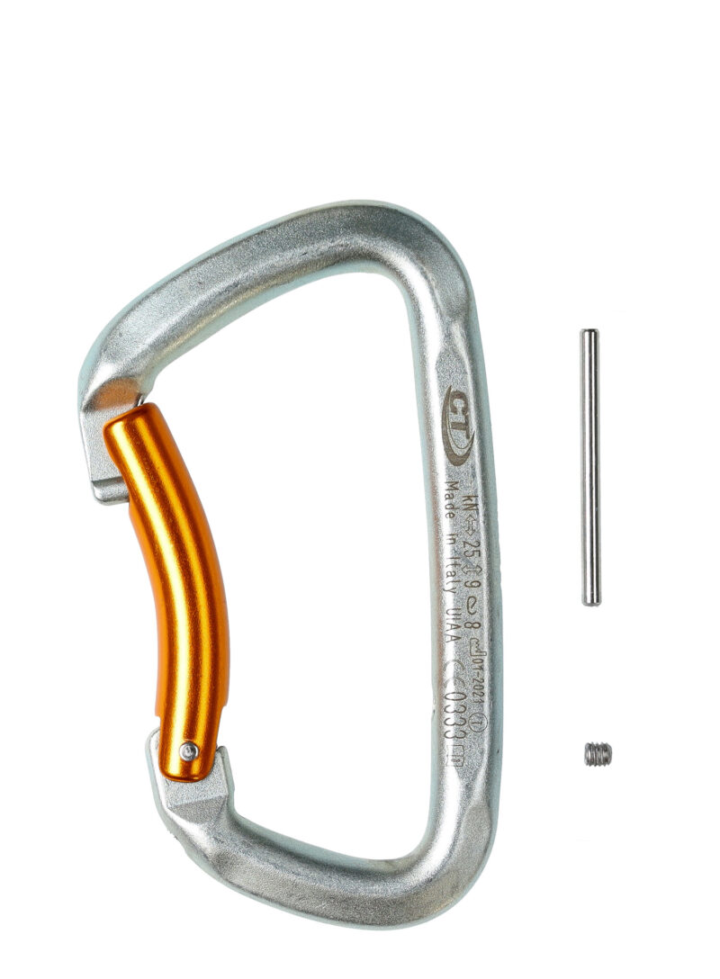 Carabiniera escalada Climbing Technology Gym S - silver/orange preţ