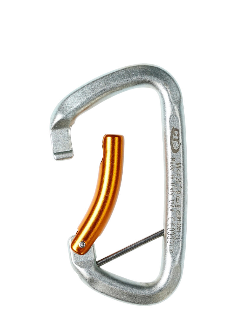 Cumpăra Carabiniera escalada Climbing Technology Gym S - silver/orange