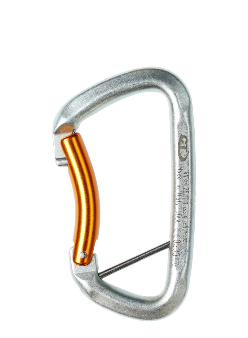 Carabiniera escalada Climbing Technology Gym S - silver/orange