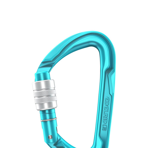 Carabiniera escalada Edelrid Pure Screw III - icemint