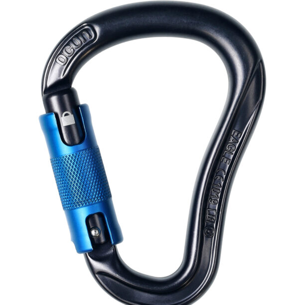 Carabiniera escalada Ocun Eagle HMS Triple - anthracite/blue