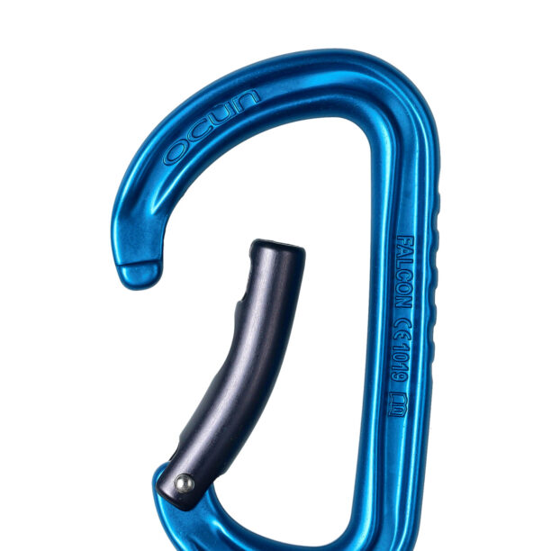 Carabiniera escalada Ocun Falcon Bent - blue/anthracite preţ