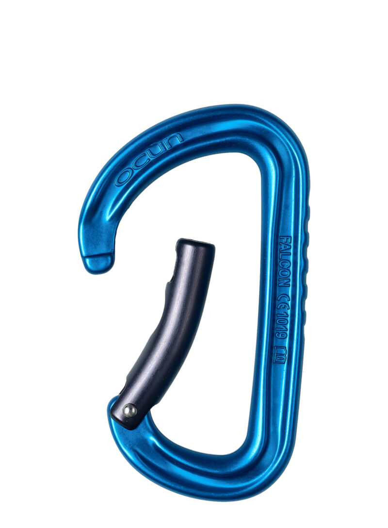 Carabiniera escalada Ocun Falcon Bent - blue/anthracite preţ