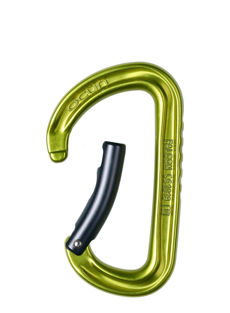 Carabiniera escalada Ocun Falcon Bent - green/anthracite preţ