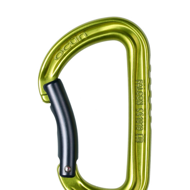 Carabiniera escalada Ocun Falcon Bent - green/anthracite