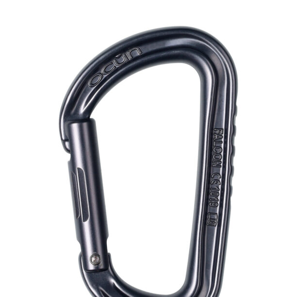 Carabiniera escalada Ocun Falcon Straight - anthracite