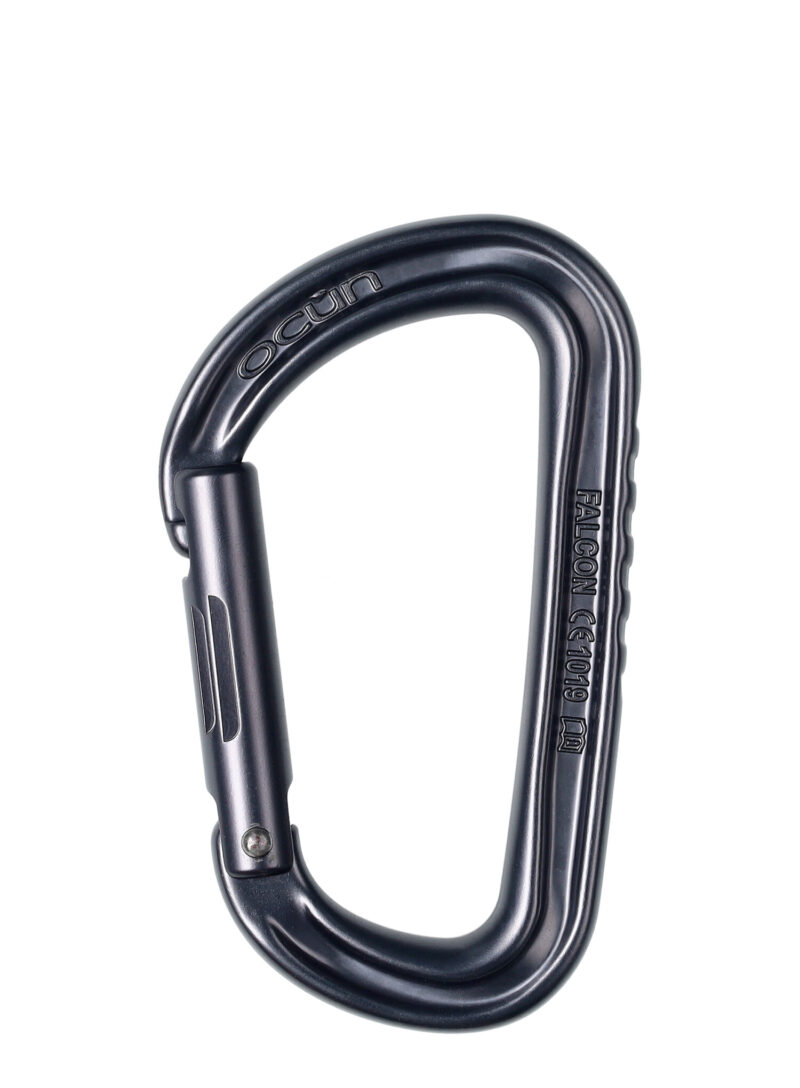 Carabiniera escalada Ocun Falcon Straight - anthracite