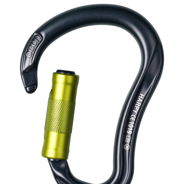 Carabiniera escalada Ocun Harpy HMS Twist - anthracite/green preţ