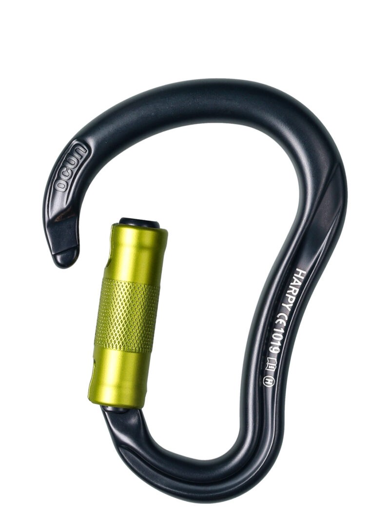 Carabiniera escalada Ocun Harpy HMS Twist - anthracite/green preţ