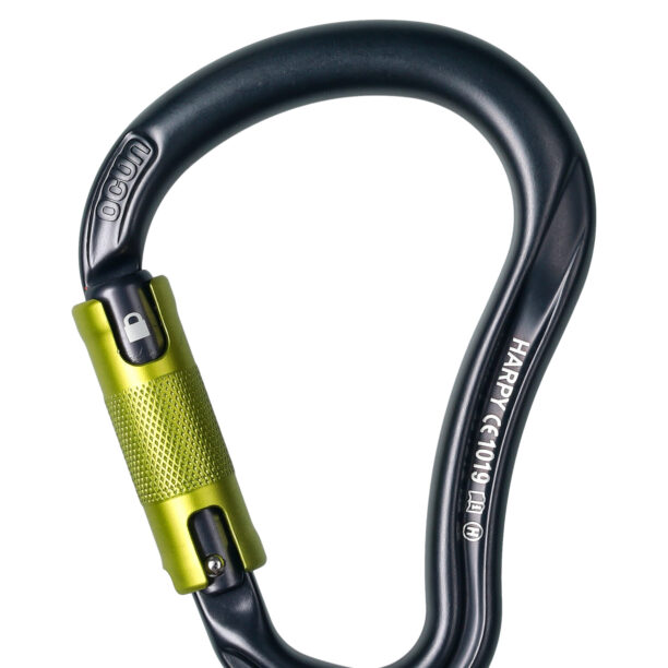 Carabiniera escalada Ocun Harpy HMS Twist - anthracite/green