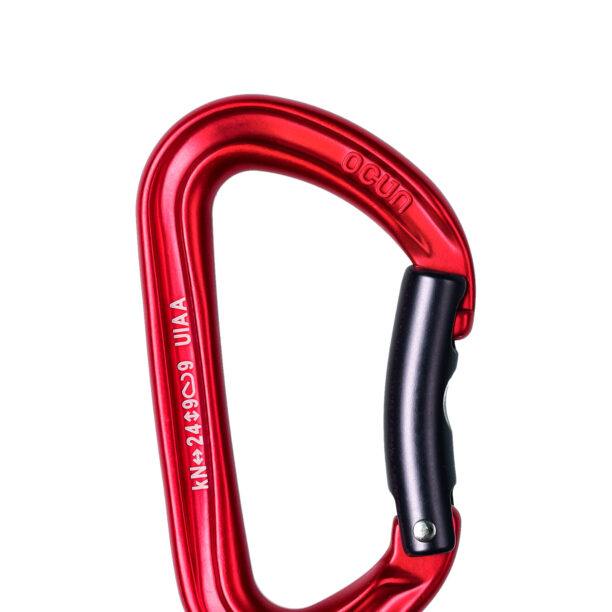 Cumpăra Carabiniera escalada Ocun Hawk Bent - red