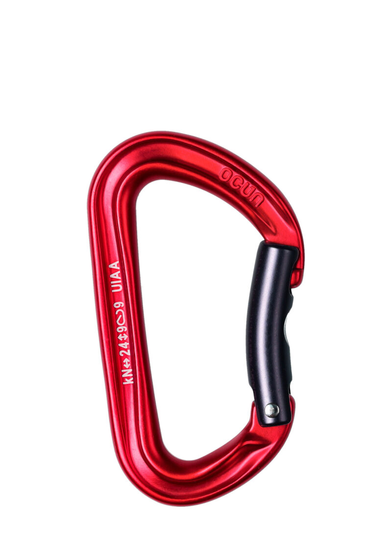 Cumpăra Carabiniera escalada Ocun Hawk Bent - red