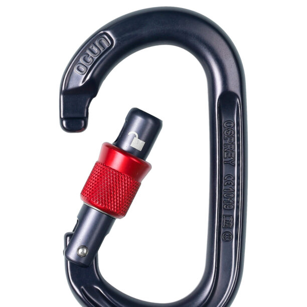 Carabiniera escalada Ocun Osprey Screw - anthracite/red preţ