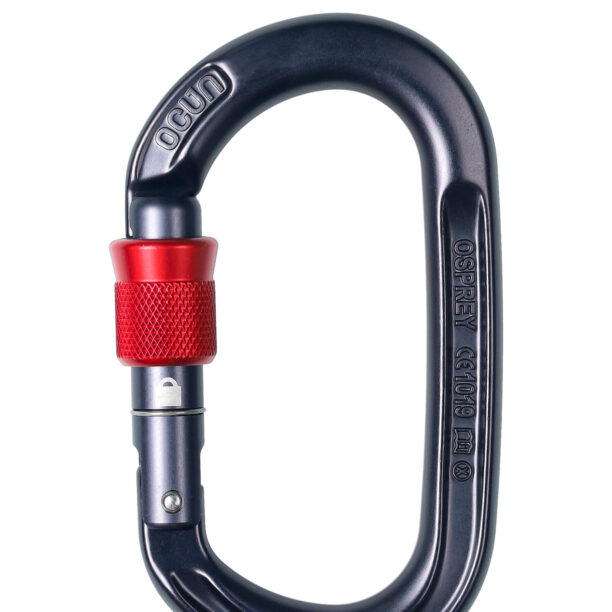 Carabiniera escalada Ocun Osprey Screw - anthracite/red