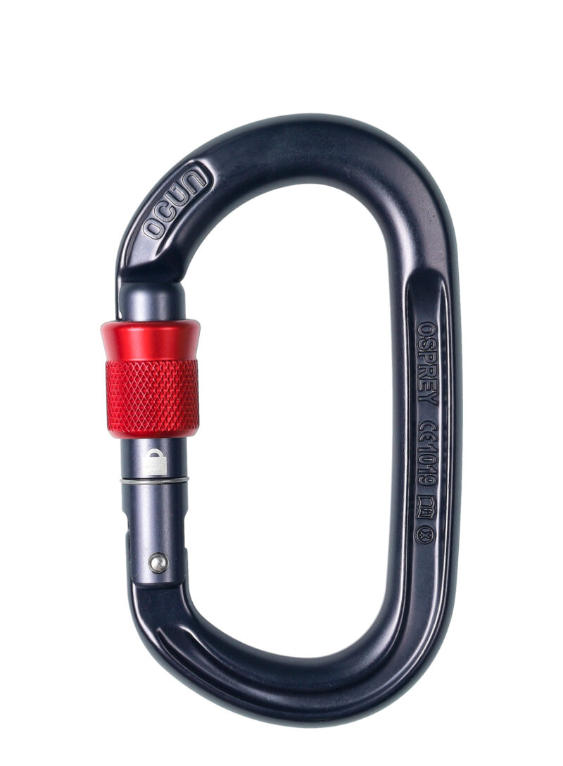 Carabiniera escalada Ocun Osprey Screw - anthracite/red