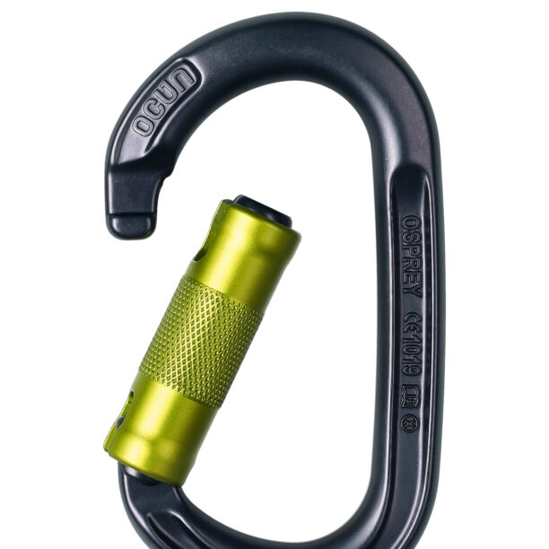 Carabiniera escalada Ocun Osprey Twist - anthracite/green preţ