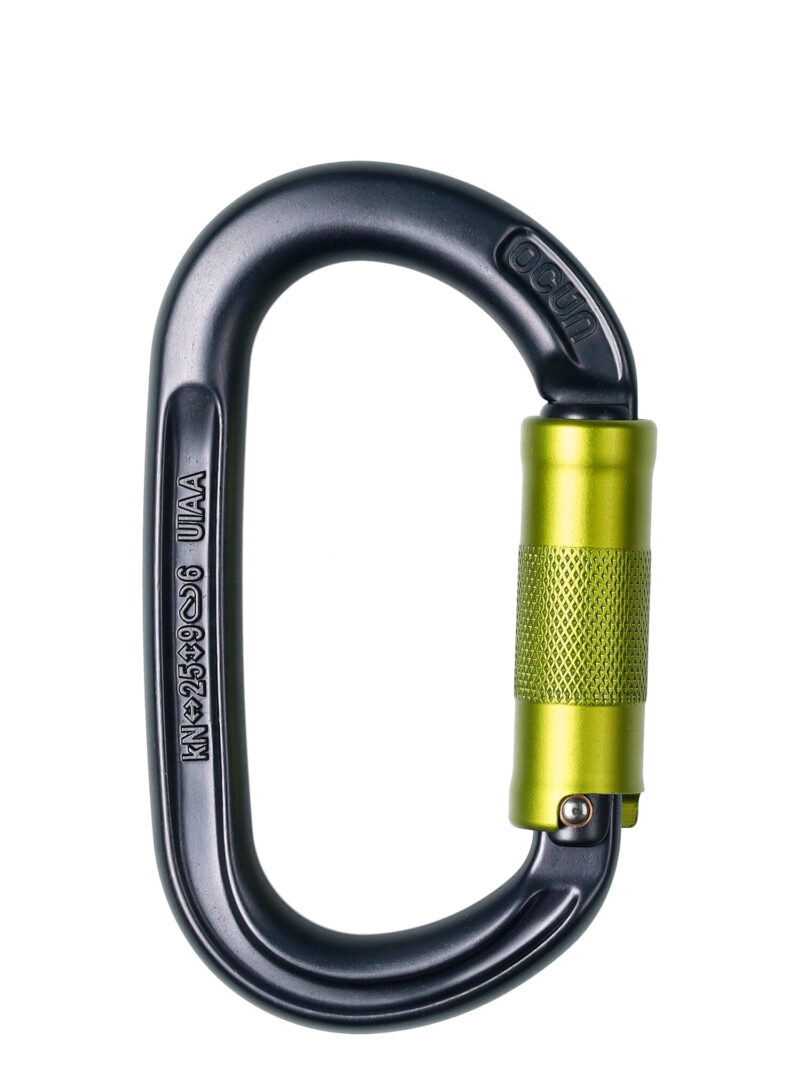 Cumpăra Carabiniera escalada Ocun Osprey Twist - anthracite/green