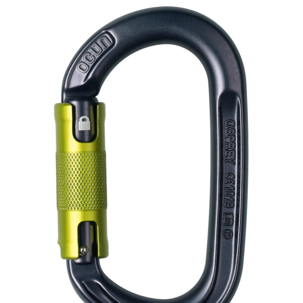 Carabiniera escalada Ocun Osprey Twist - anthracite/green