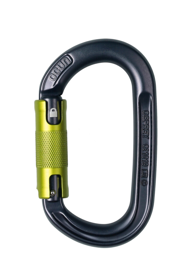 Carabiniera escalada Ocun Osprey Twist - anthracite/green