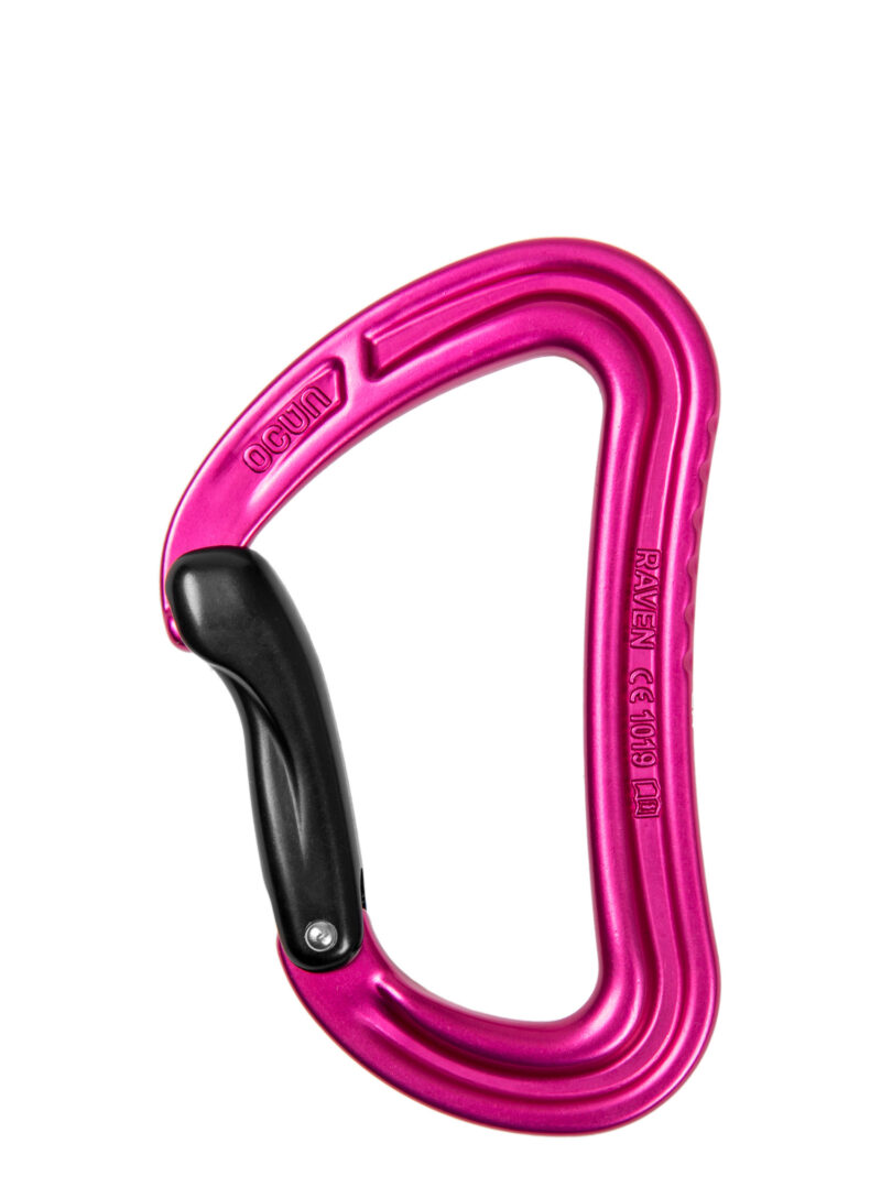 Carabiniera escalada Ocun Raven Bent - pink