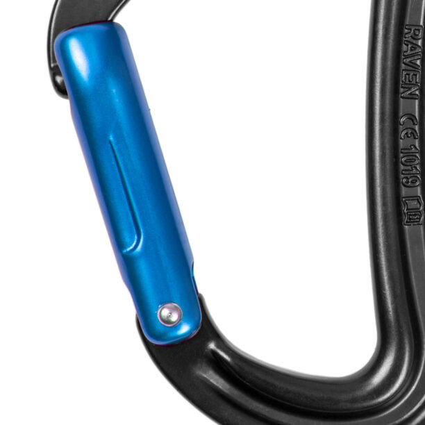 Carabiniera escalada Ocun Raven Straight - anthracite/blue preţ