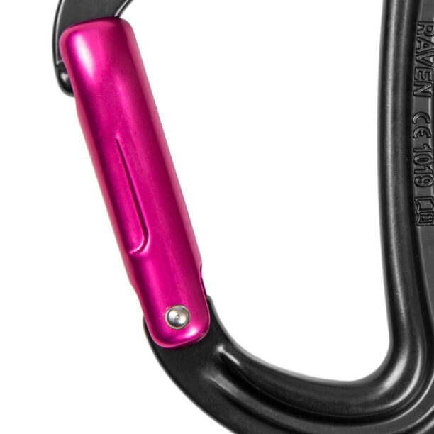 Carabiniera escalada Ocun Raven Straight - anthracite/pink preţ