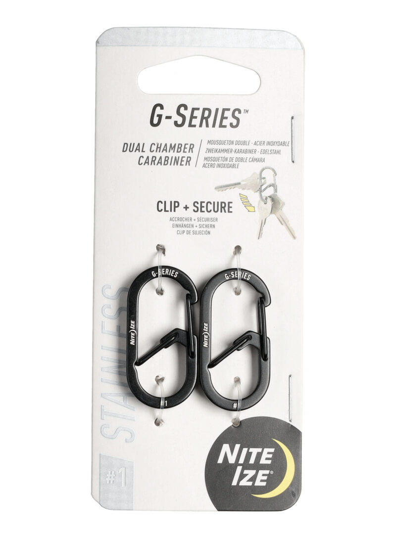 Carabiniere Nite Ize G-Series Dual Chamber Carabiner 1 - black preţ